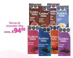 La Comer Golden Hills barras de chocolate oferta