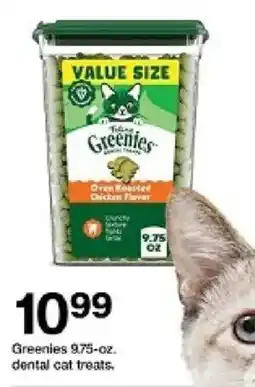 Target Greenies dental cat treats oferta