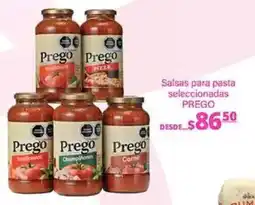 La Comer Salsas para pasta seleccionadas PREGO oferta