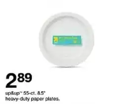 Target up&up heavy-duty paper plates oferta