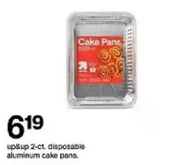 Target up&up 2-ct. disposable aluminum cake pans oferta