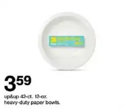 Target up&up heavy-duty paper bowls oferta
