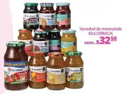 La Comer McCormick variedad de mermelada oferta