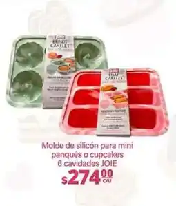 La Comer joie molde de silicon para mini panqués o cupcakes oferta