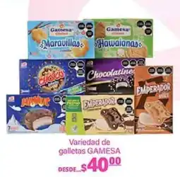 La Comer GAMESA variedad de galletas oferta