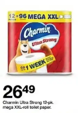 Target Charmin Ultra Strong 12-pk. oferta