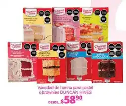 La Comer Duncan Hines variedad de harina para pastel o brownies oferta