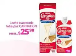 La Comer Carnation leche evaporada tetra pak oferta