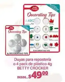 La Comer Betty Crocker Duyas para repostería oferta