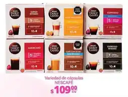 La Comer Nescafe Dolce Gusto Variedad de cápsulas oferta