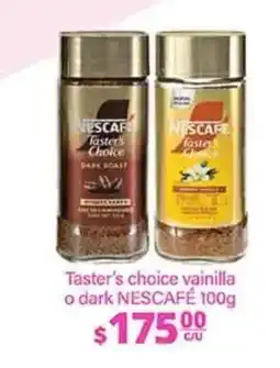 La Comer nescafe taster's choice vainilla o dark oferta