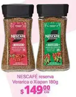 La Comer Nescafe reserva Verarica o Xiapan oferta