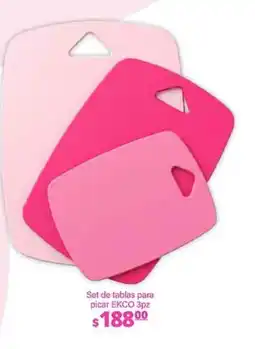 La Comer EkcO set de tablas para picar oferta
