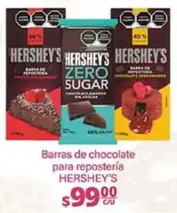 La Comer Hershey's barras de chocolate para repostería oferta