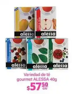La Comer alessa variedad de té gourmet oferta
