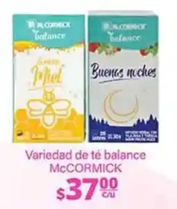La Comer McCORMICK variedad de té balance oferta
