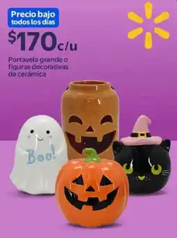 Walmart Express Portavela grande o figuras decorativas de cerámica oferta