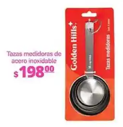 La Comer Golden Hills Tazas medidoras de acero inoxidable oferta