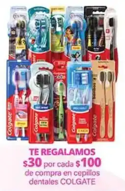 La Comer cepillos dentales COLGATE oferta