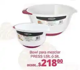 La Comer Press bowl para mezclar oferta