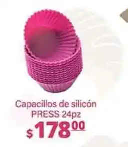 La Comer Capacillos de silicón PRESS oferta