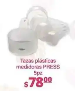 La Comer Tazas plásticas medidoras PRESS oferta