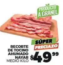 Merco Recorte de tocino ahumado nayar oferta