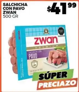 Merco Zwan - salchicha con pavo oferta