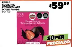 Merco D'abk foods - fresas cubierta c/chocolate oferta