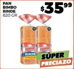 Merco Bimbo - pan rinde oferta