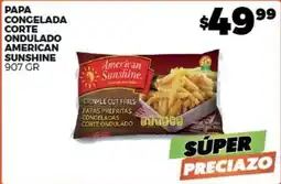 Merco American sunshine - papa congelada corte ondulado oferta