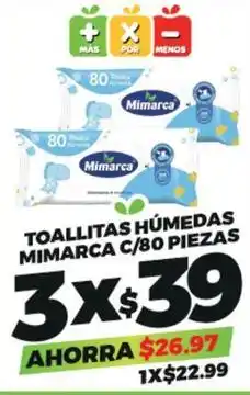 Merco Mimarca - toallitas humedas c/80 piezas oferta