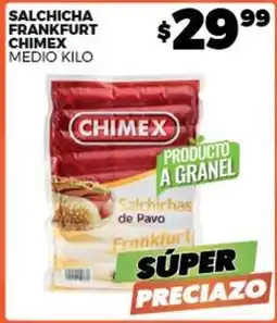 Merco Chimex - salchicha frankfurt oferta