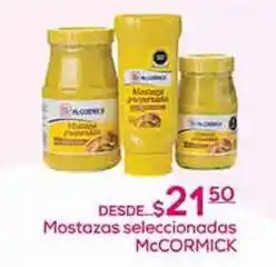 Fresko Mccormick - mostazas seleccionadas oferta