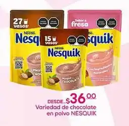 Fresko Nesquik - variedad de chocolate en polvo oferta