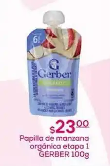 Fresko Gerber - papilla de manzana orgánica etapa 1 oferta
