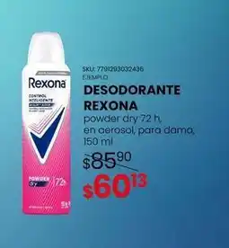Woolworth Rexona - desodorante oferta