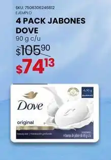 Woolworth Dove - 4 pack jabones oferta