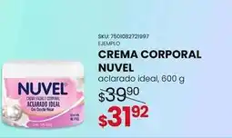 Woolworth Nuvel - crema corporal oferta