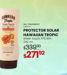 Hawaiian tropic - protector solar