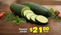 Soriana Híper Pepino verde oferta