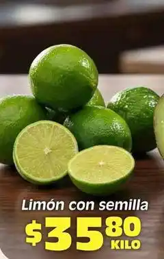 Soriana Híper Limón con semilla oferta