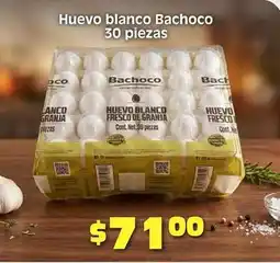 Soriana Híper Bachoco - huevo blanco oferta