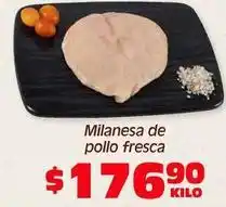 Soriana Híper Fresca - milanesa de pollo fresca oferta