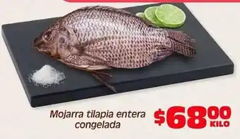 Soriana Híper Mojarra tilapia entera congelada oferta