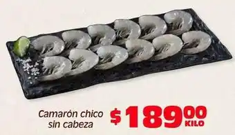 Soriana Híper Camarón chico sin cabeza oferta