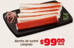 Soriana Híper Barrita de surimi cangrejo oferta