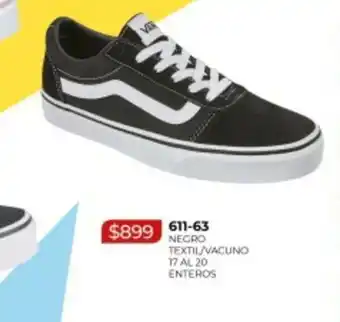 Cklass 611-63 Negro Textil / Vacuno oferta