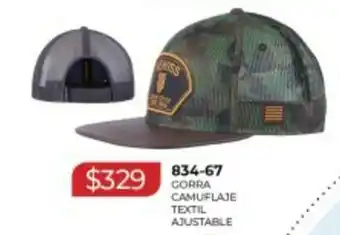 Cklass 834-67 Gorra Camuflaje Textil oferta