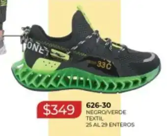 Cklass 626-30 Negro/Verde Textil oferta